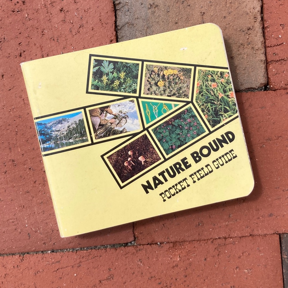 1985 Nature Bound Pocket Field Guide Edible Plant Identification Survival Guide